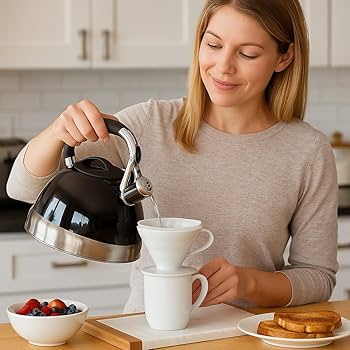 TEA＠　1001 Zxsyw Electric Tea Kettle with Automatic Shut Off - 2.6L